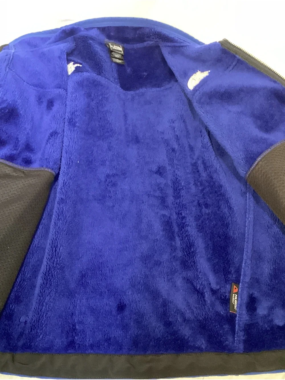 The North Face Men’s Polar Tech Windbloc Royal Blue Full-Zip Jacket Size Large